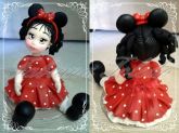 Topo de Bolo Menina Minnie